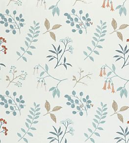 Gloriosa Fabric by Ashley Wilde Sky
