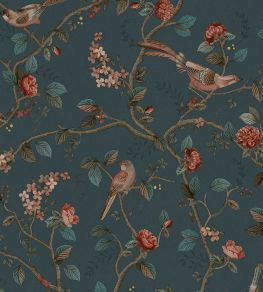 Good Nightingale Wallpaper by Eijffinger Dark Blue