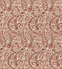 Bukhara Paisley Fabric by GP & J Baker Red