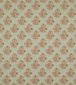 Poppy Paisley Fabric by GP & J Baker Aqua