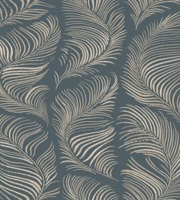 Grace Wallpaper by Sandberg Midnight Blue