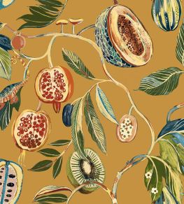 Grande Guava Fabric by Arley House Manuka