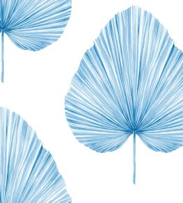 Grande Leaf Paperweave Wallpaper by Today Interiors True Blue