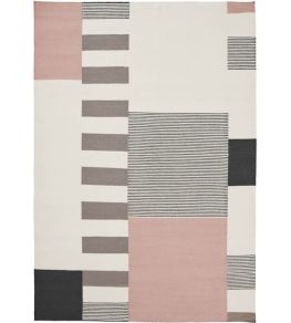 Graphic Rug by Linie Design Powder