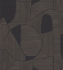 Graphique Wallpaper by Casadeco Noir / Taupe