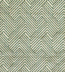 Grassetto Fabric by Clarke & Clarke Peacock