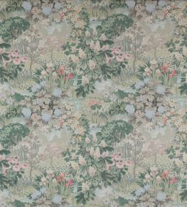 Greenway Fabric by Jane Churchill Soft Green/Pink