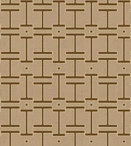 Grid Wallpaper by Coordonne Sand