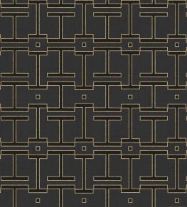 Grid Wallpaper by Coordonne Slate