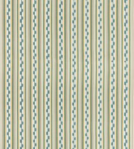 Halki Stripe Fabric by GP & J Baker Emerald/Blue