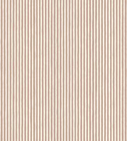 Hand Painted Stripe Wallpaper by Josephine Munsey Ham Pink/Cotswold White