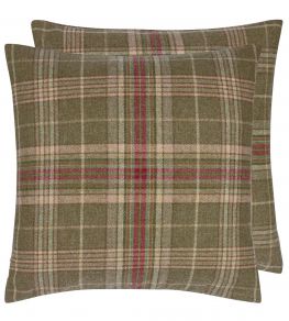 Hardwick Plaid Cushion 55 x 55cm by Ralph Lauren Woodland