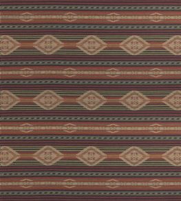 Harlech Fabric by Mulberry Home Plum/Green