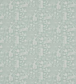 Into The Meadow Fabric by Harlequin Duck Egg