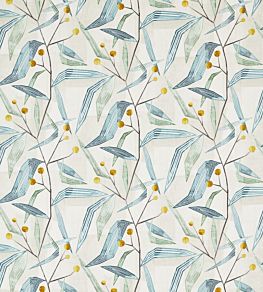 Entity Fabric by Harlequin Emerald/Ochre