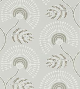 Louella Wallpaper by Harlequin Linen/Silver