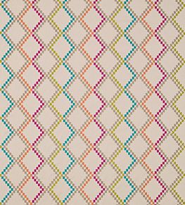 Mosaico Fabric by Harlequin Emerald/Fuchsia/Lime