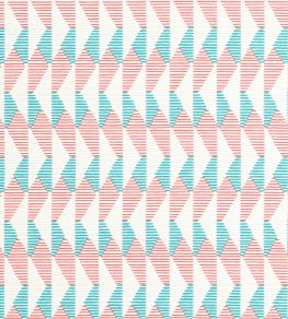 Harper Fabric by Thibaut Capri and Coral
