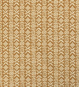 Hawelka Fabric by Volga Linen Old Gold/Oyster
