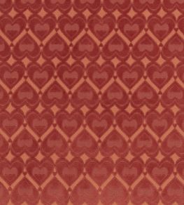 Hearts Fabric by Kirkby Design Ruby