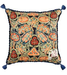 Heirloom Cushion 50 x 50cm by MINDTHEGAP Blue