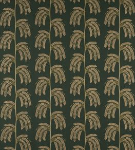 Helio Fabric by Jane Churchill Teal/Burnt Orange