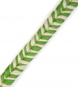 Helter Skelter Piping Trimming by Christopher Farr Cloth Green