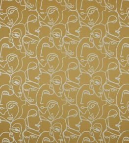 Henri Fabric by Ashley Wilde Ochre