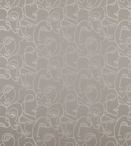 Henri Fabric by Ashley Wilde Silver