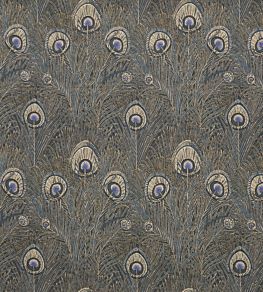 Hera Feather in Vintage Velvet Fabric by Liberty Lapis