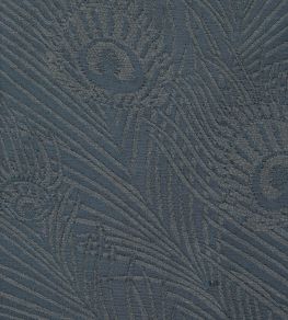 Hera Plume in Dyed Jacquard Fabric by Liberty Pewter Blue