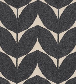 Herbes Folles Fabric by Casamance Anthracite