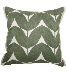 Herbes Folles Cushion 45 x 45cm by Casamance Olive