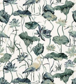 Heron Fabric by Camengo Azur