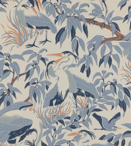 Herons Wallpaper by Langelid Von Bromssen Denim