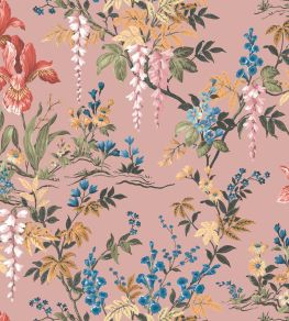Hestia Fabric by Woodchip & Magnolia Salmon Pink