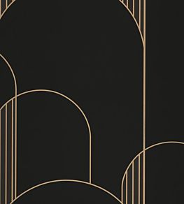 High Walls Wallpaper by Caselio Black Gold
