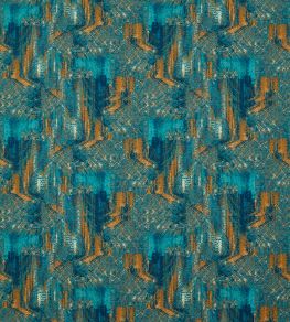 Hillcrest Fabric by Studio G Teal/Spice