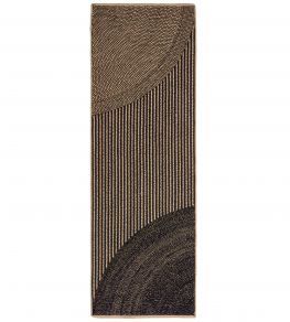 Holiday Runner Rug by Elitis Black