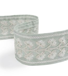 Honeysuckle Braid Trimming by James Hare French Grey