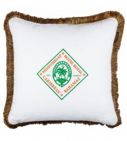 Hotel Royal Cushion 50 x 30cm by MINDTHEGAP Green
