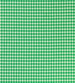 Houndstooth Fabric by Johnstons of Elgin Green