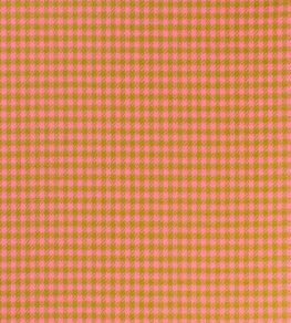 Houndstooth Fabric by Johnstons of Elgin Pink