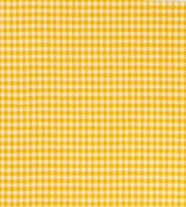 Houndstooth Fabric by Johnstons of Elgin Yellow