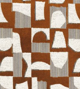 Hymne Fabric by Casamance Acajou
