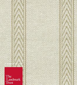 Warden Stripe Fabric by Ian Mankin Whey