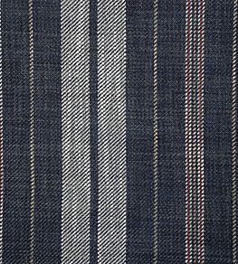 Galloway Fabric by Ian Mankin Dark Navy