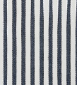Ticking 2 Fabric by Ian Mankin Dark Navy