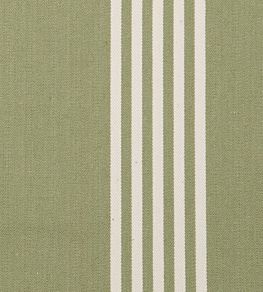 Oxford Stripe Fabric by Ian Mankin Sage