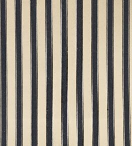 Ticking 2 Fabric by Ian Mankin Black